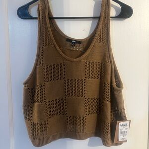Vans Checkered Knit Tank Top